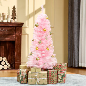 4FT Artificial Christmas Tree Holiday Xmas Holiday Pencil Tree Decoration with Automatic Open for Home – view 7