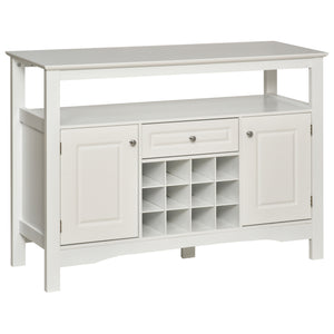 Modern Kitchen Buffet Bar Cabinet Storage Sideboard Dining Server with Drawer & 12-Bottle Wine Rack for – view 8