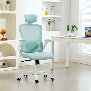 Ergonomic Office Chair, Mesh Desk Chair with Adjustable Headrest, Lumbar Support and Height – view 28