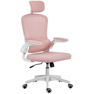 Ergonomic Mesh Office Chair, High Back Desk Chair with Rotatable Headrest, Flip-Up Armrests – view 15