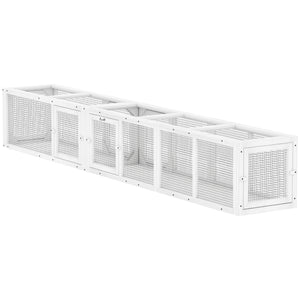 Cat Tunnel, Outdoor Cat Enclosure with Combinable Design, 8 Doors, 98" Kitty Toys for House, Window, Cage – view 8