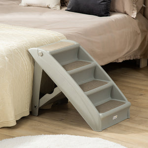 4-Level Portable Dog Stairs, Foldable Dog Steps for Small Dogs, Lightweight Cat Steps – view 21
