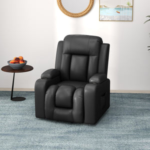 Power Lift Recliner Chair for Elderly, PU Leather Electric Recliner Chair with Footrest, Remote Control – view 21