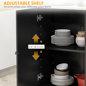 Kitchen Island on Wheels, Kitchen Cart with Drop Leaf, Drawers, Grey – view 12