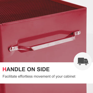 5-Drawer Rolling Tool Cabinet on Wheels, Lockable Tool Chest, Tool Organizer for Garage – view 13