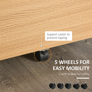 2 Drawer File Cabinet with Lock and Keys, Mobile Vertical Filing Cabinet with Wheels and Drawers – view 6