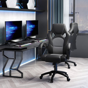 Racing Gaming Chair Office Chair Computer Desk Gamer Chair with Swivel Wheels, Padded Headrest – view 14
