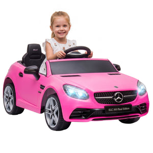 Aosom 12V Ride On Car with Parent Remote Control Two Motors Music Lights Suspension Wheels for 3-6 Years