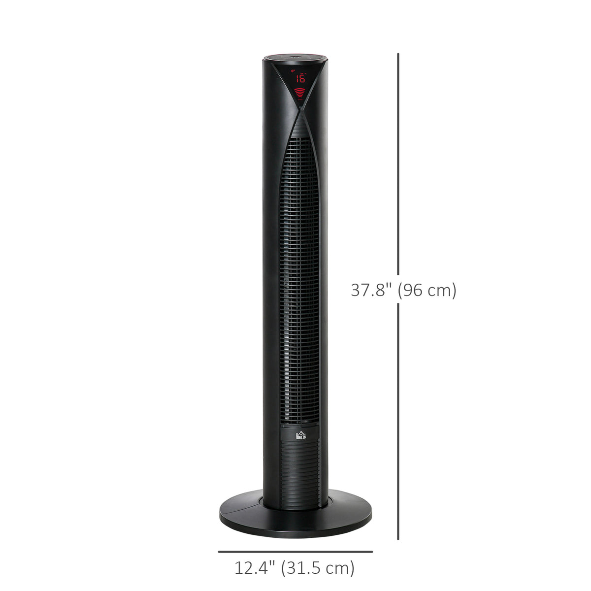 Freestanding Tower Fan Cooling for Home Bedroom with 3 Speed, 12h Timer, Oscillating, LED Sensor Panel – view 2