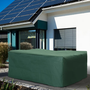 Outdoor Furniture Cover 81" x 57" Waterproof Garden Patio Rattan Wicker UV Rain Protector Oxford Dark Green