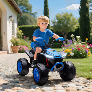 Qaba 2-Seater All-Terrain 4 Wheeler, 24V Kids ATV Ride-On, Electric Quad Car with Dual Motor, for Boys and Girls