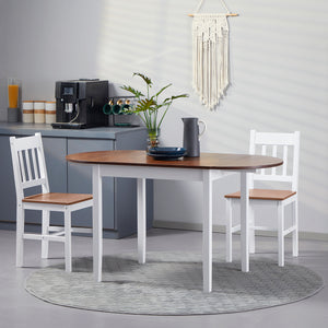 Solid Wood Kitchen Table, Drop Leaf Tables for Small Spaces, Folding Dining Table, Black – view 14
