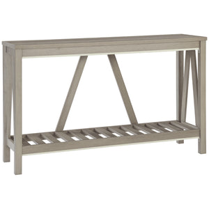 52" Console Table, Farmhouse Narrow Entryway Table with Storage Shelf – view 15