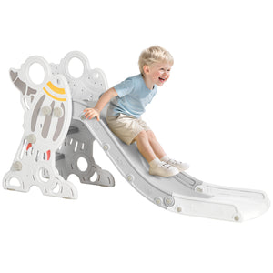 Qaba Toddler Slide Indoor for Kids 1.5-3 Years Old, Space Theme Climber Slide Playset