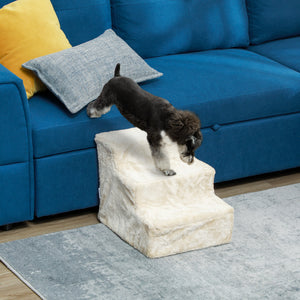 4-Step Dog Ramp for Sofa, Bed, and Couch, with Removable Cover, Light Grey – view 28