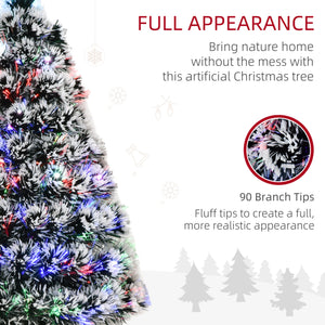 3ft Pre-Lit LED Optical Fiber Christmas Tree w/ Stand