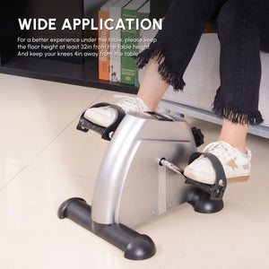 Soozier Portable Mini Pedal Exercise Bike Indoor Cycle Fitness Arm Leg w/ LCD Display