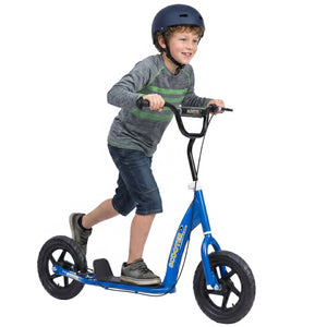 Kids Scooter with 12" EVA Big Tires, Street Bike Bicycle for Teens with Adjustable Height Handle for 5-12 – view 3