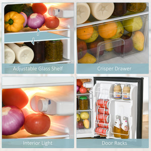 3.2 Cu Ft Compact Refrigerator, Mini Fridge with Freezer – view 4