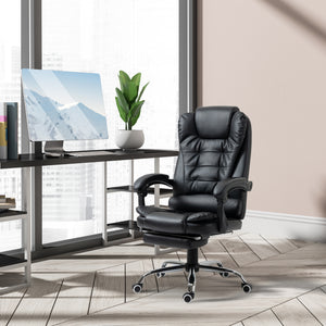 Ergonomic Office Chair with Back Support, PU leather Executive Office Chair with High Back – view 7