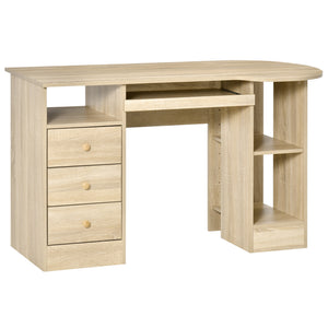 Computer Desk with Storage, Home Office Laptop Table with Shelves and Drawers – view 8