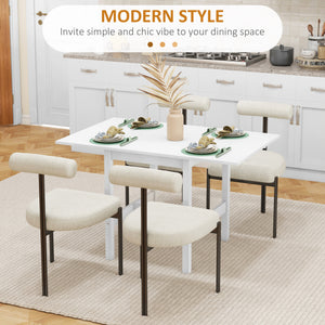Solid Wood Kitchen Table, Farmhouse Drop Leaf Tables for Small Spaces, Folding Dining Table, Nature Wood