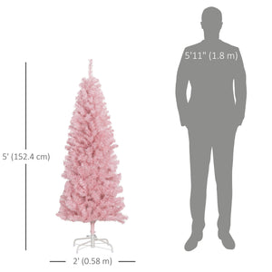 4FT Artificial Christmas Tree Holiday Xmas Holiday Pencil Tree Decoration with Automatic Open for Home – view 9