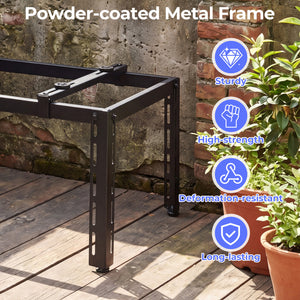 Mini Split Ground Stand Adjustable for 9000-36000 BTU Ductless Air Conditioners Heat Pump-Black view 7