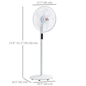 Floor Standing Fan with Remote Control, Oscillating, LED Screen, Stand Up Cooling Fan – view 9