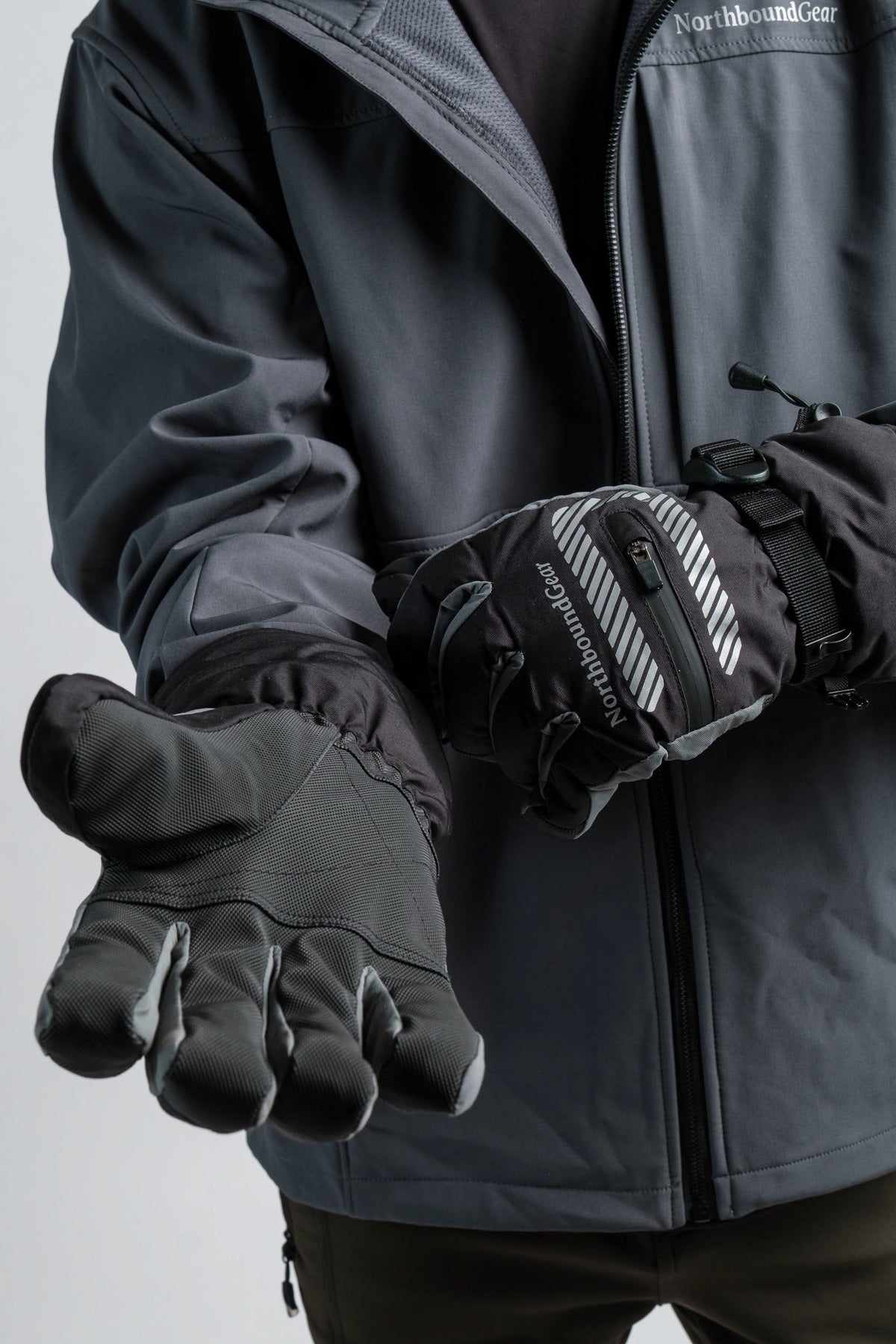 Defender 3-in-1 Touchscreen Gloves - Northbound Gear Layered Winter Gloves