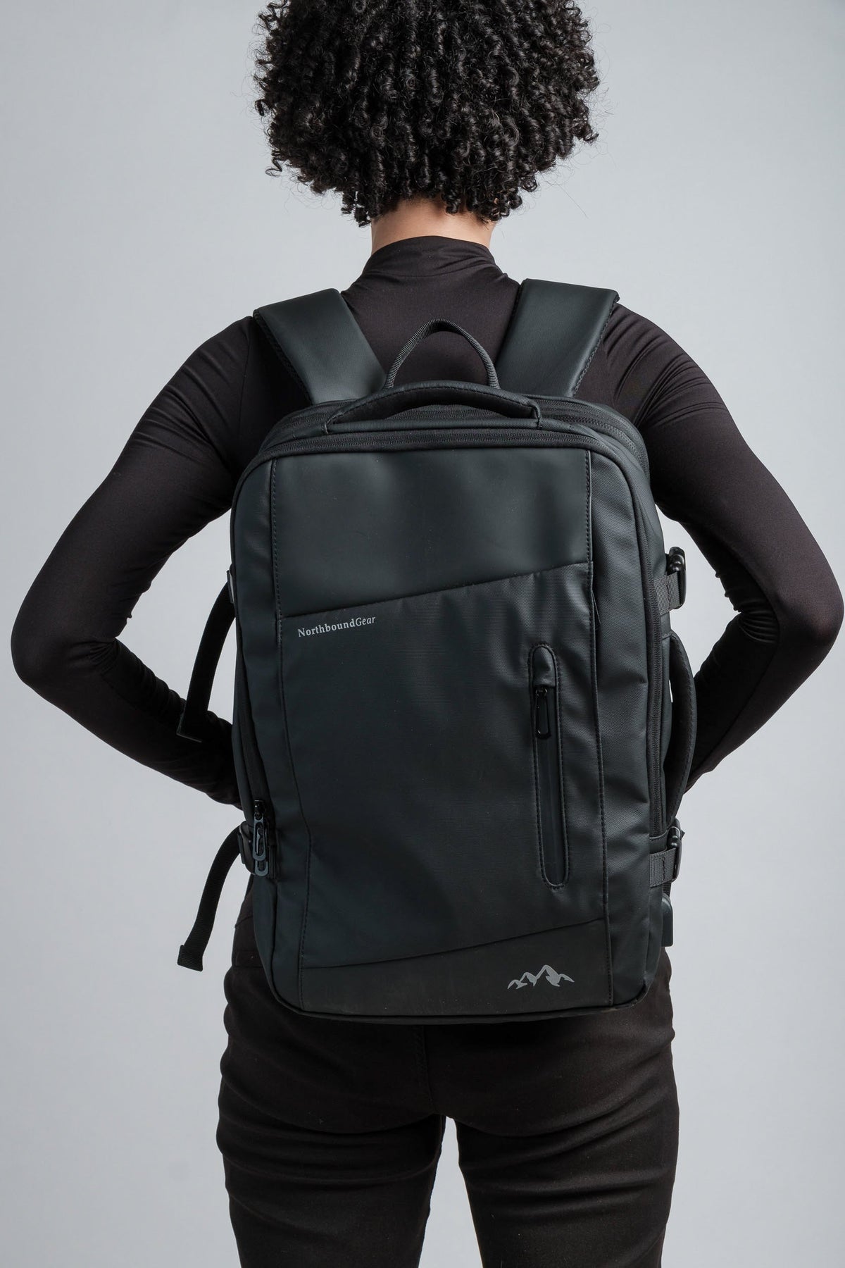 Voyager Expandable Backpack 26L/38L - Northbound Gear Carry-On with Built-In Rain Coat