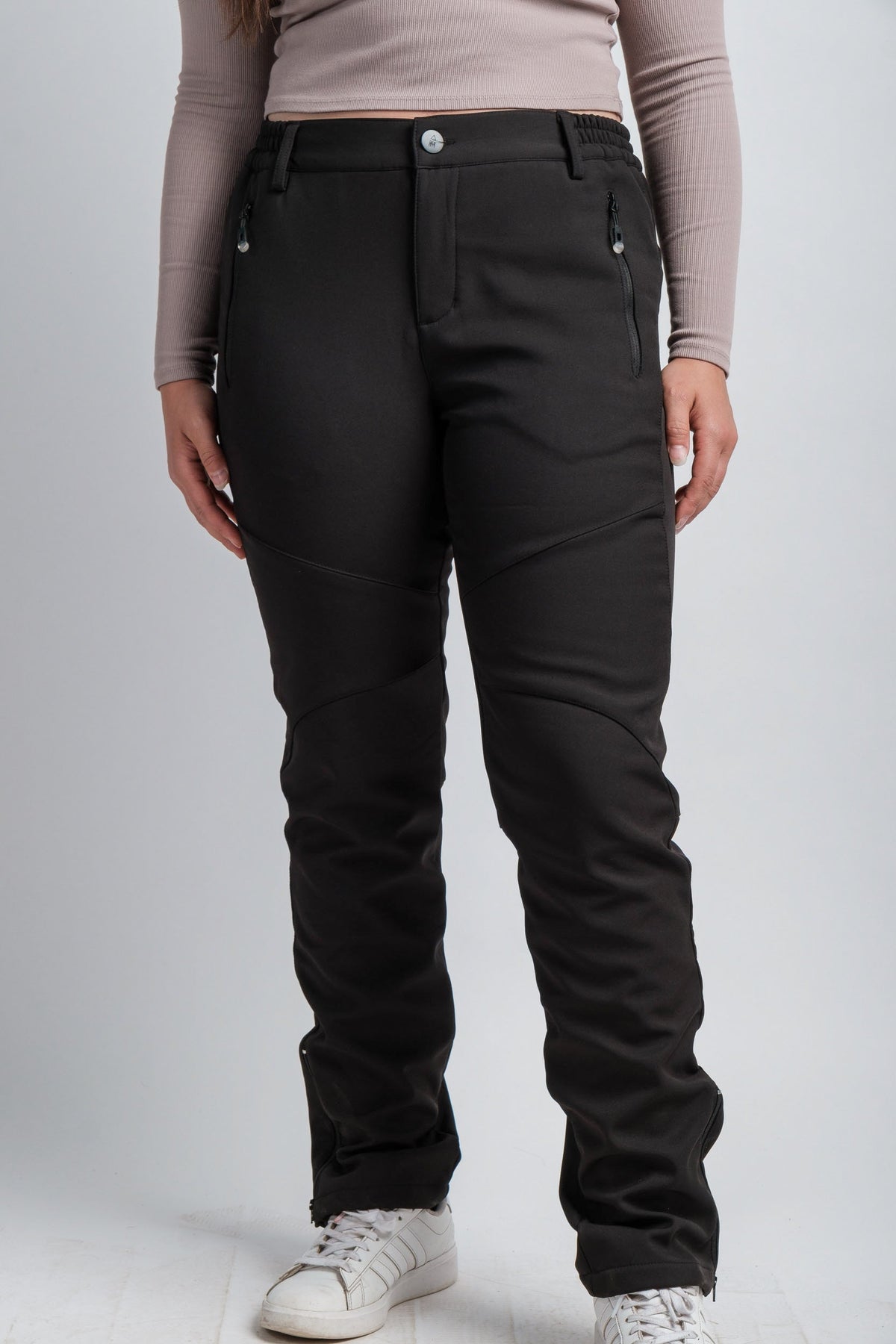 Women's Black High Waist V2 Adventure Water Resistant Pants - Northbound Gear