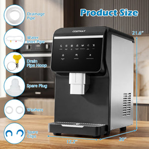 Nugget Ice Maker with Self Dispensing 80 LBS Per Day Chewable Pellet Ice Machine view 5