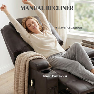 Power Lift Recliner Chair for Elderly, PU Leather Lift Chair with Thick and High Back, Footrest, Remote – view 11