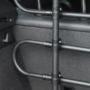 Adjustable Pet Car Barrier for SUVs, Vehicles, Vans, Back Seat Dog Fence Guard for Safety Car Travel, Black