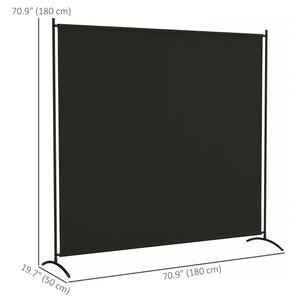 Single Panel Room Divider, UV30+ Privacy Screen, Indoor Outdoor Privacy Panel with Stable Base, Beige – view 9