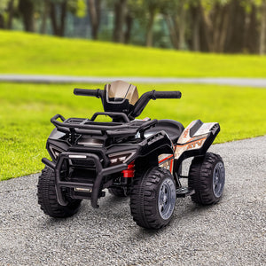 Aosom Kids Ride-on ATV Quad Bike Four Wheeler Car with Music, 6V Battery Powered Motorcycle for 18-36 Months