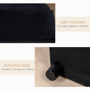 Pet Sofa Dog Couch Chaise Lounge Pet Bed with Storage Function Small Sized Dog Various Cat Sponge Cushioned – view 13