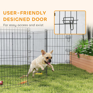 36inch Foldable Metal Exercise Pet Playpen Yard Dog Puppy Kennel Cage 12 Panels