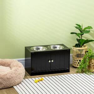 Elevated Dog Bowls for Large Dogs Pet Feeding Station with Stand, Storage – view 7