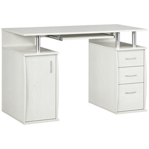 47" Computer Desk with Keyboard Tray and Storage Drawers – view 8