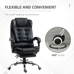 Ergonomic Office Chair with Back Support, PU leather Executive Office Chair with High Back – view 5