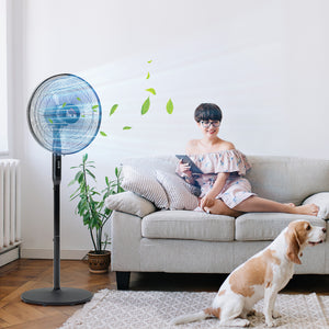Floor Standing Fan with Remote Control, Oscillating, LED Screen, Stand Up Cooling Fan – view 7