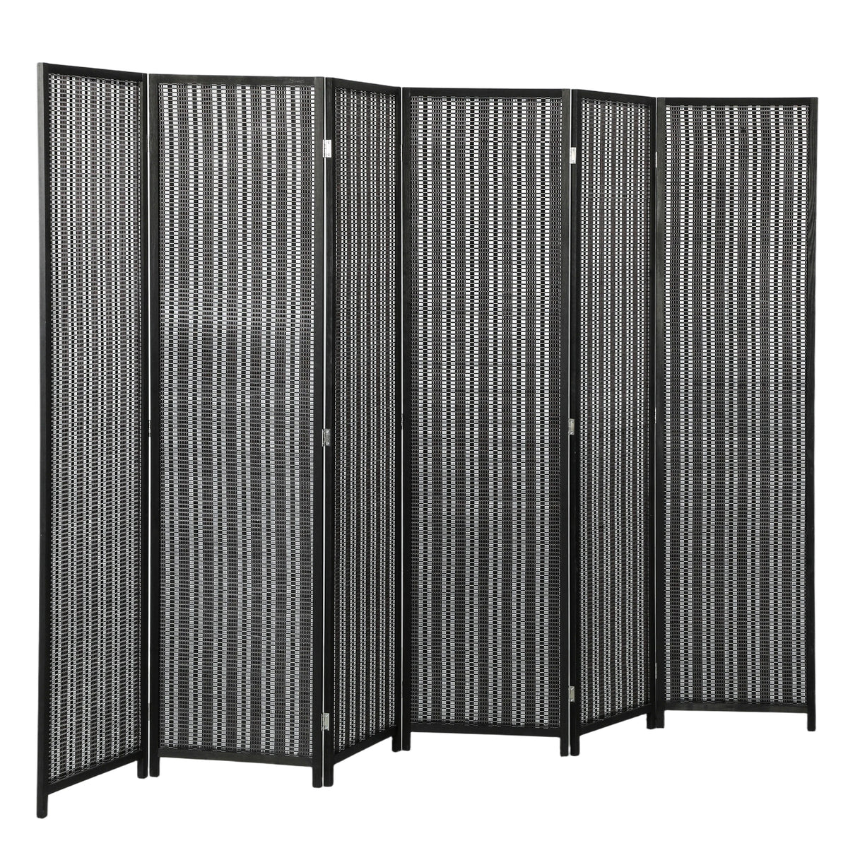 4 Panel Room Divider, 6 Ft Tall Indoor Portable Folding Privacy Screens – view 2