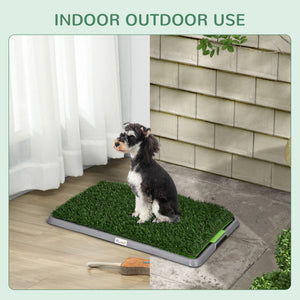 Artificial Grass Pee Pad for Dogs Potty Training, 26" x 16", 2 Packs, Green