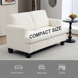 54.3" Loveseat Sofa, 2 Seater Sofa with Removable Cushions – view 12
