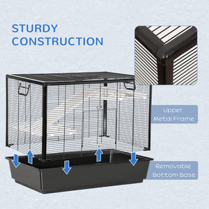 3-tier Hamster Cage, Guinea Pig Cage, Pet Chinchillas Play House Indoor with Accessories Food Dish Water – view 5