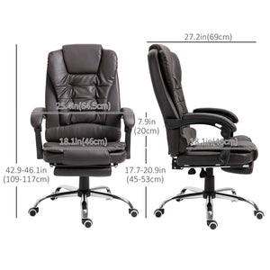Ergonomic Office Chair with Back Support, PU leather Executive Office Chair with High Back – view 9
