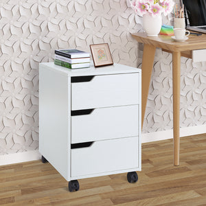 3 Drawer File Cabinet, Mobile Vertical Filing Cabinet with Wheels – view 17
