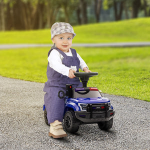 Aosom Kids Ride On Sliding Car with Hidden Under Seat Storage, Foot-to-Floor Design